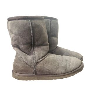 UGG Short boots suede shearling lined size 6